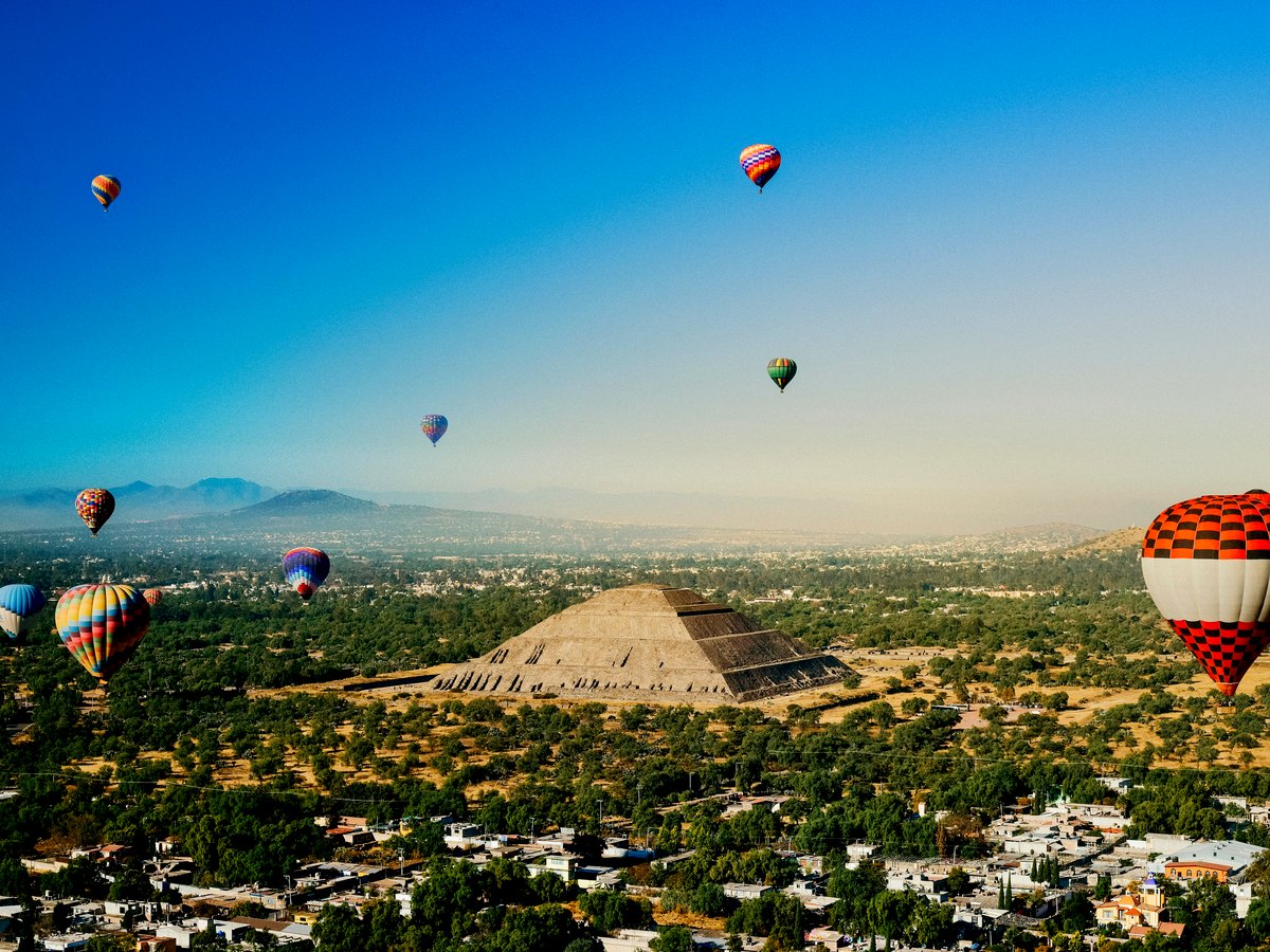 Video de Vuelo en Globo sobre Teotihuacan